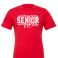 SENIOR mom checkered in white