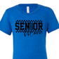 SENIOR mom checkered in black