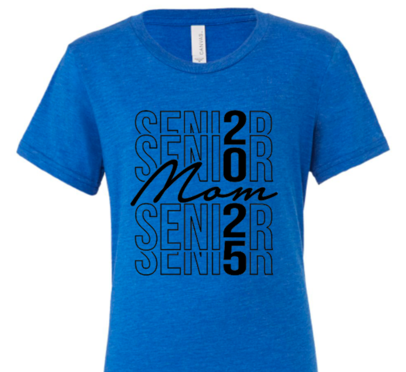 Senior Mom stacked in black