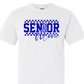 SENIOR mom checkered in blue