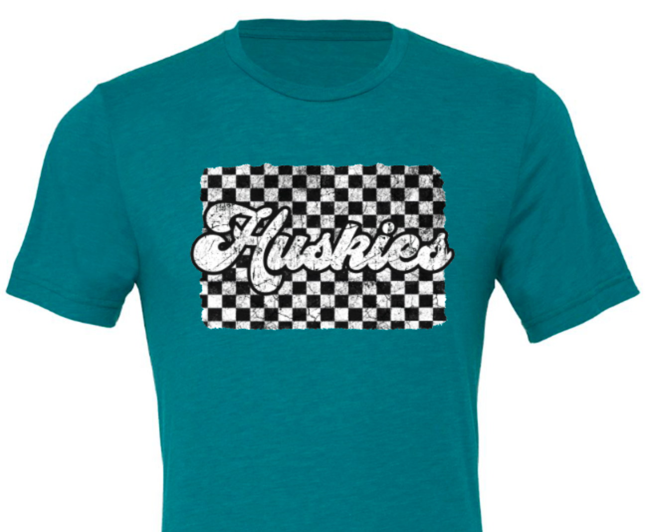 Huskies checkerboard