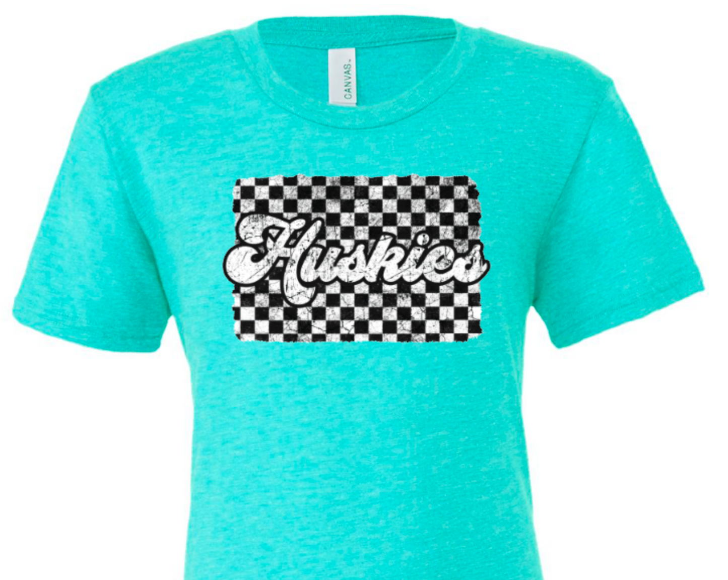 Huskies checkerboard