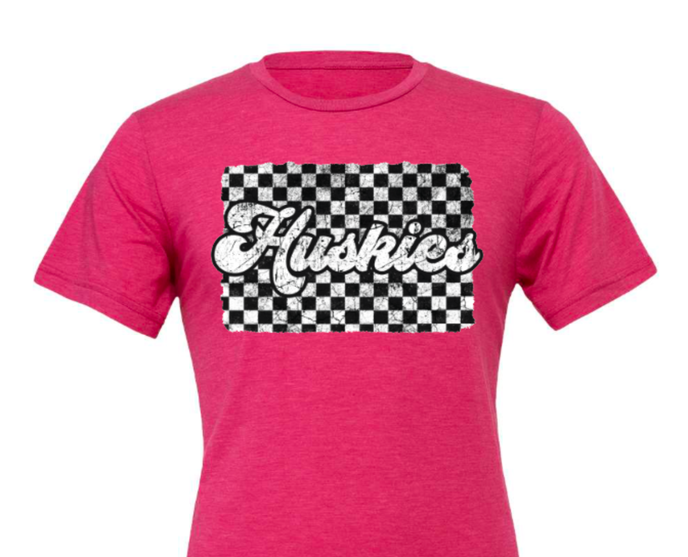 Huskies checkerboard