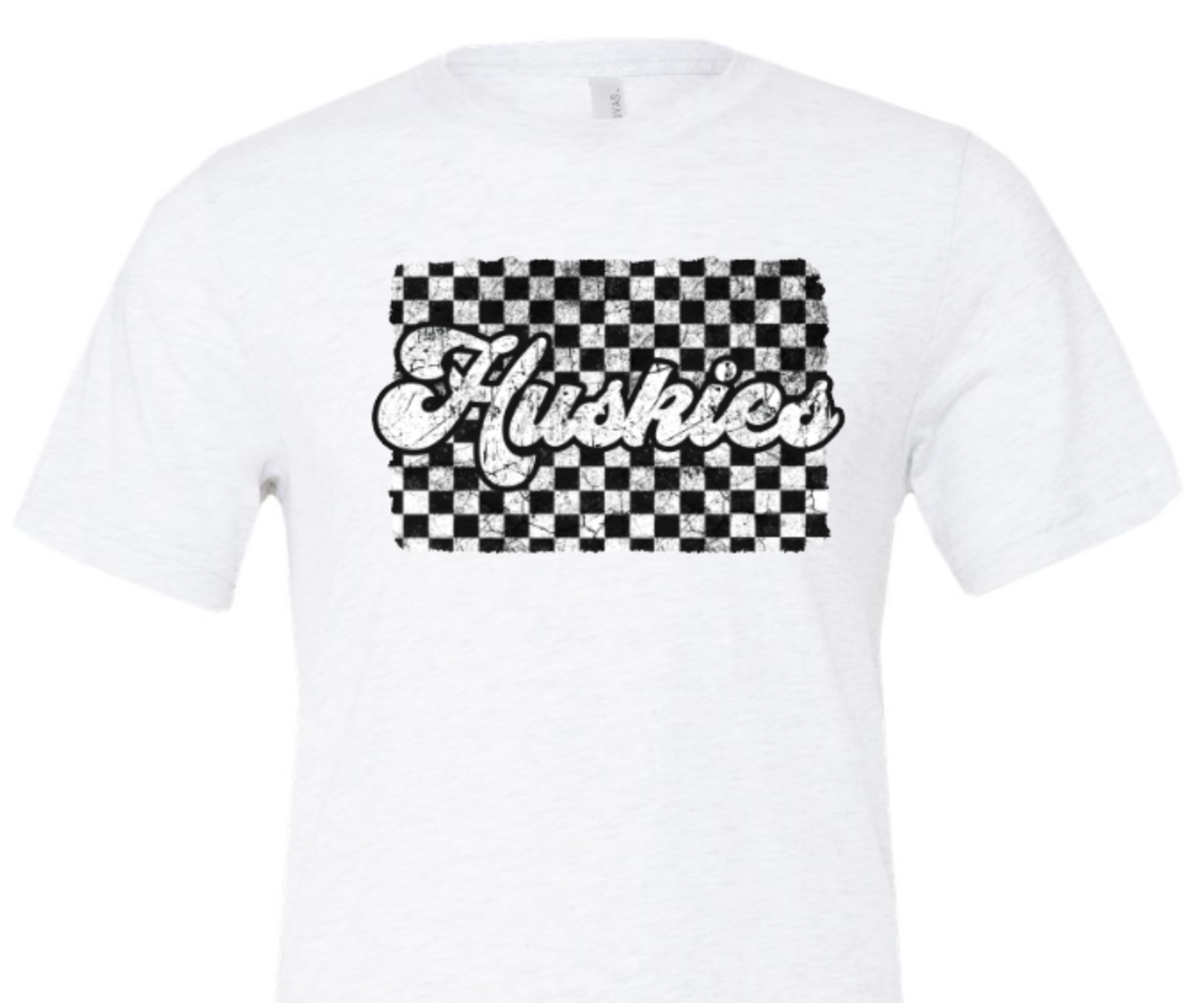 Huskies checkerboard
