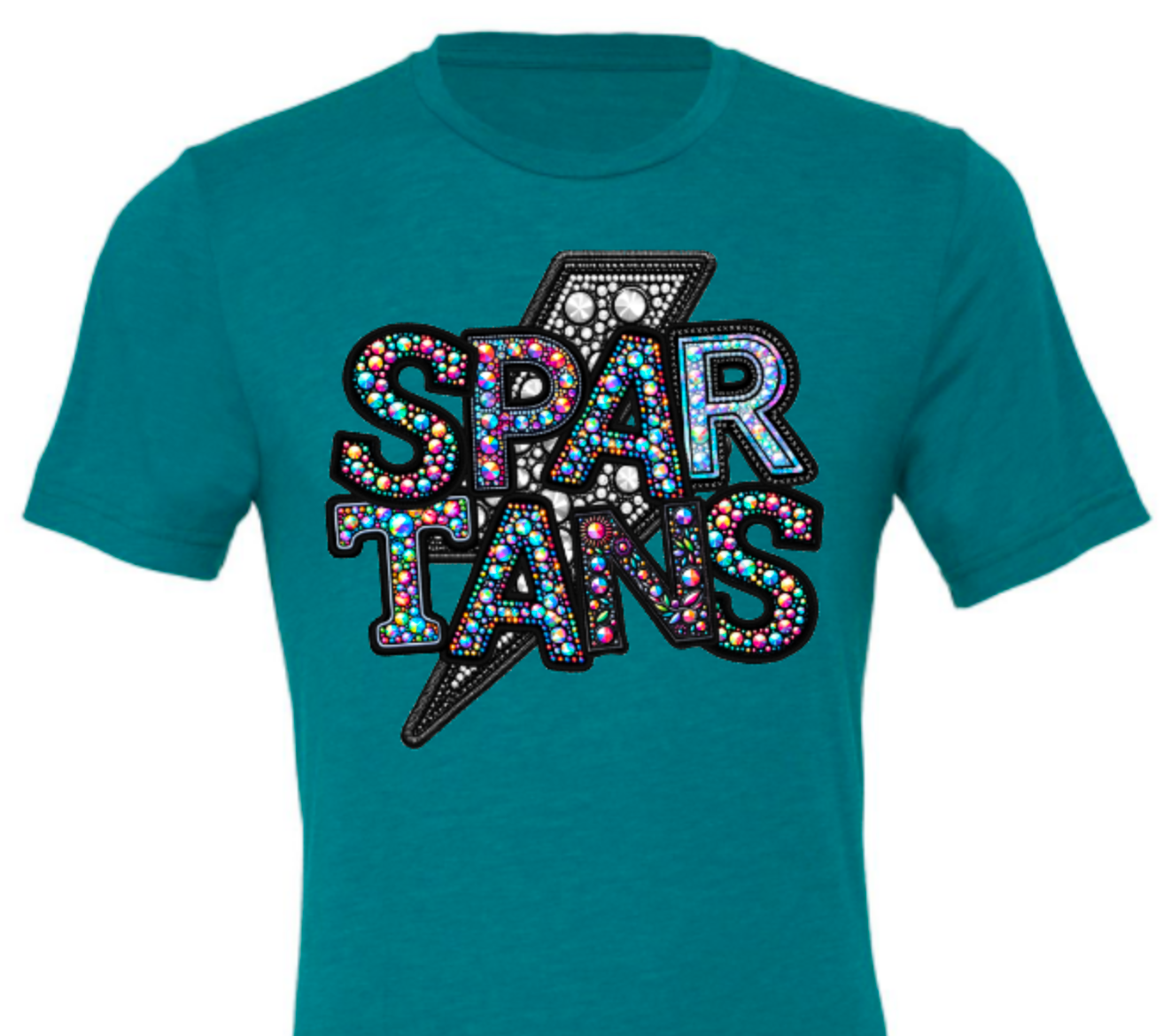 Spartans faux rhinestones