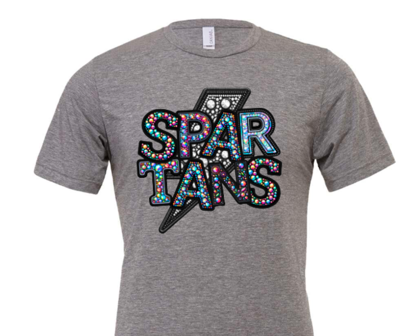 Spartans faux rhinestones