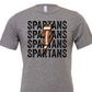 Spartans stacked football