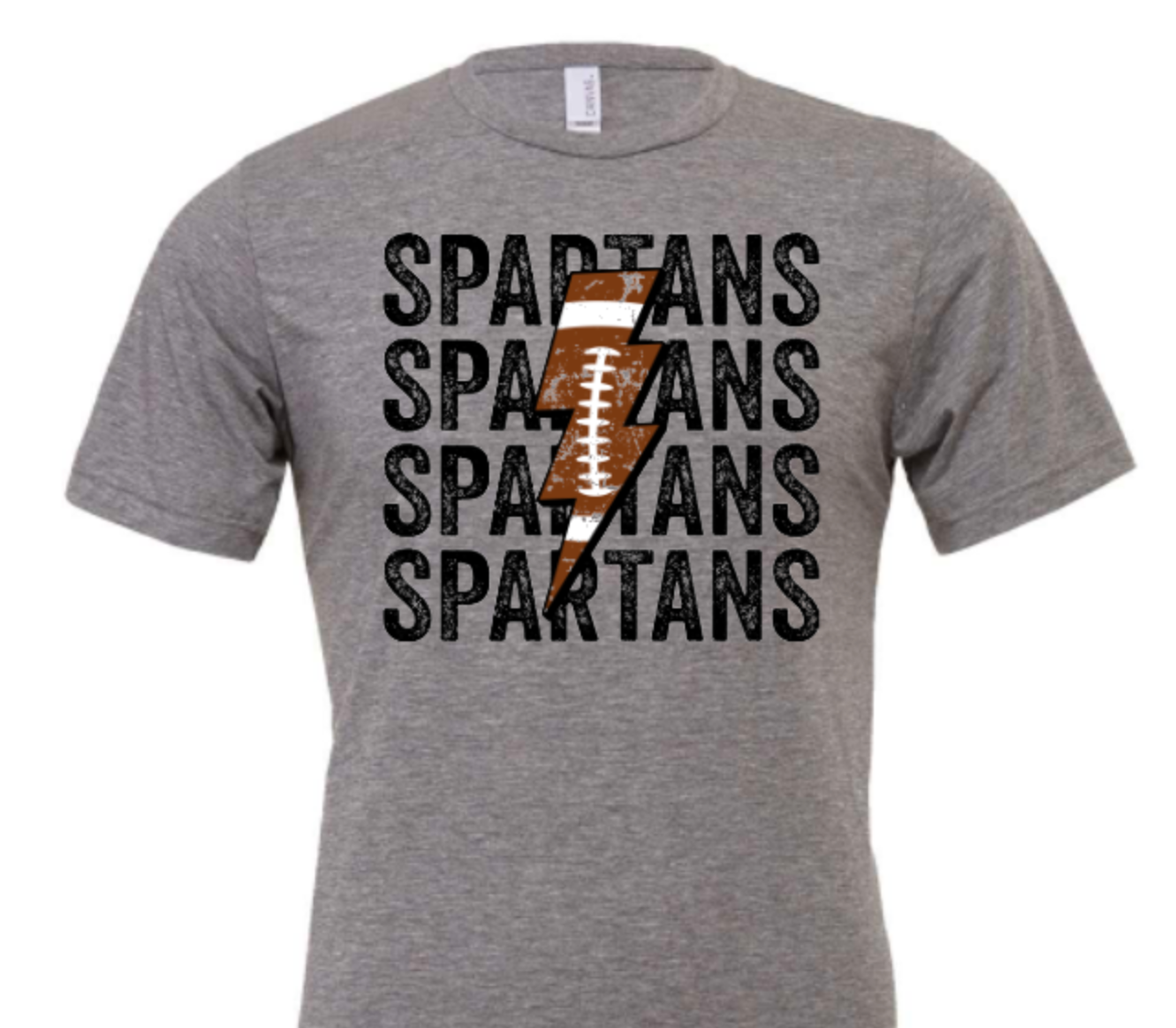 Spartans stacked football