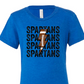 Spartans stacked football