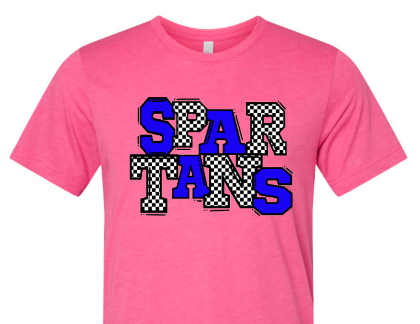 Spartans blue and checkered