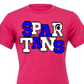 Spartans blue and white