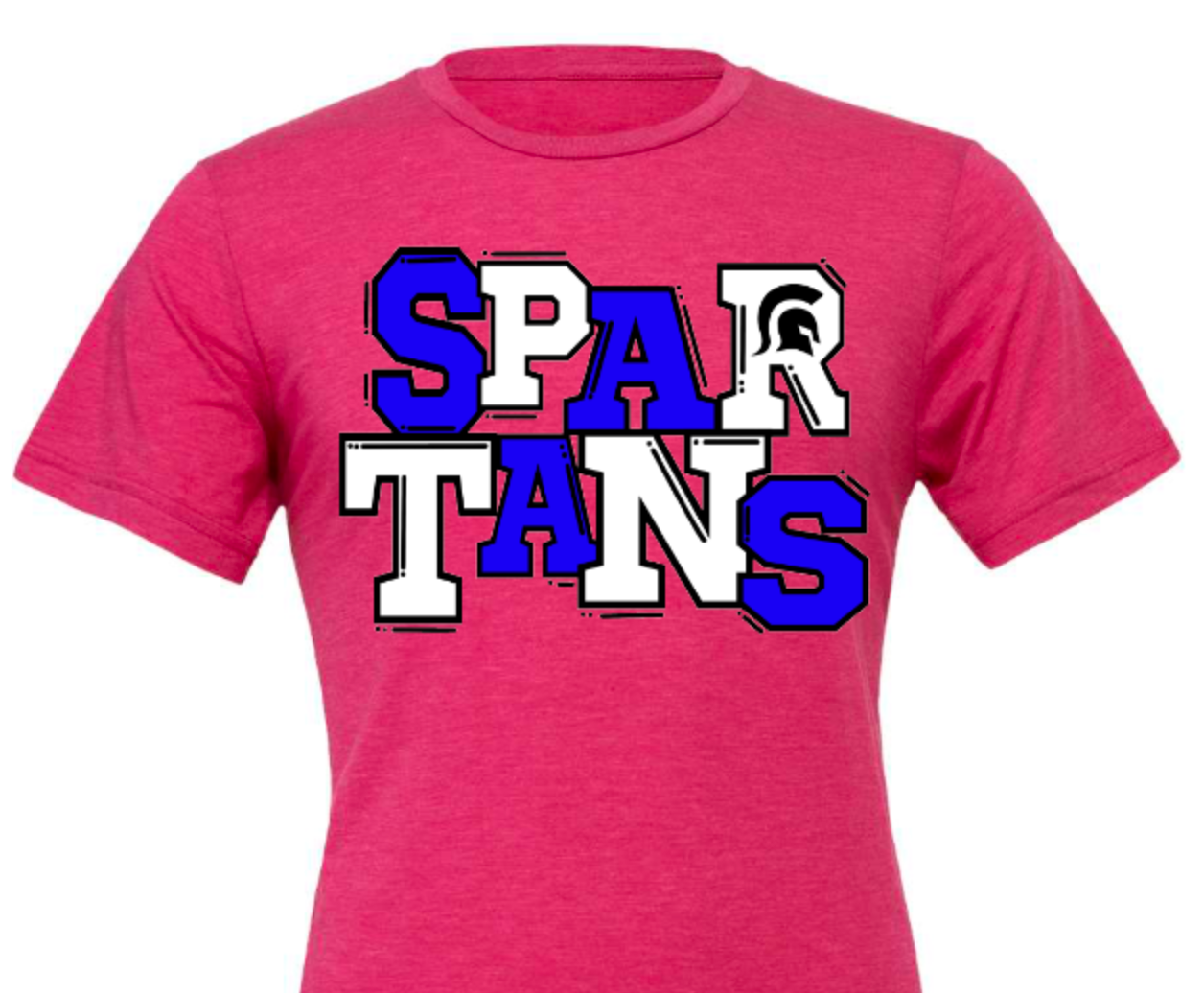Spartans blue and white