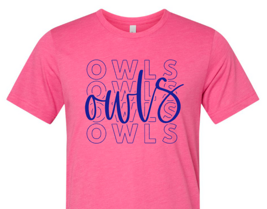 Owls stacked
