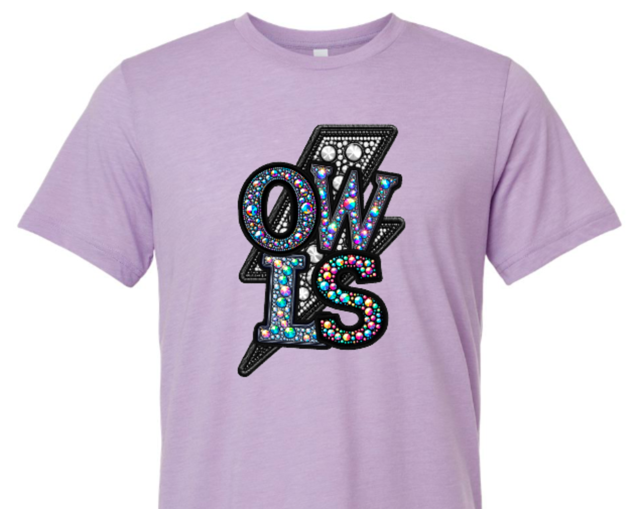 OWLS faux rhinestones