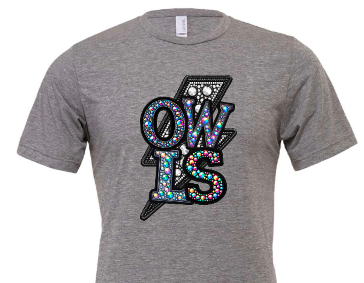 OWLS faux rhinestones
