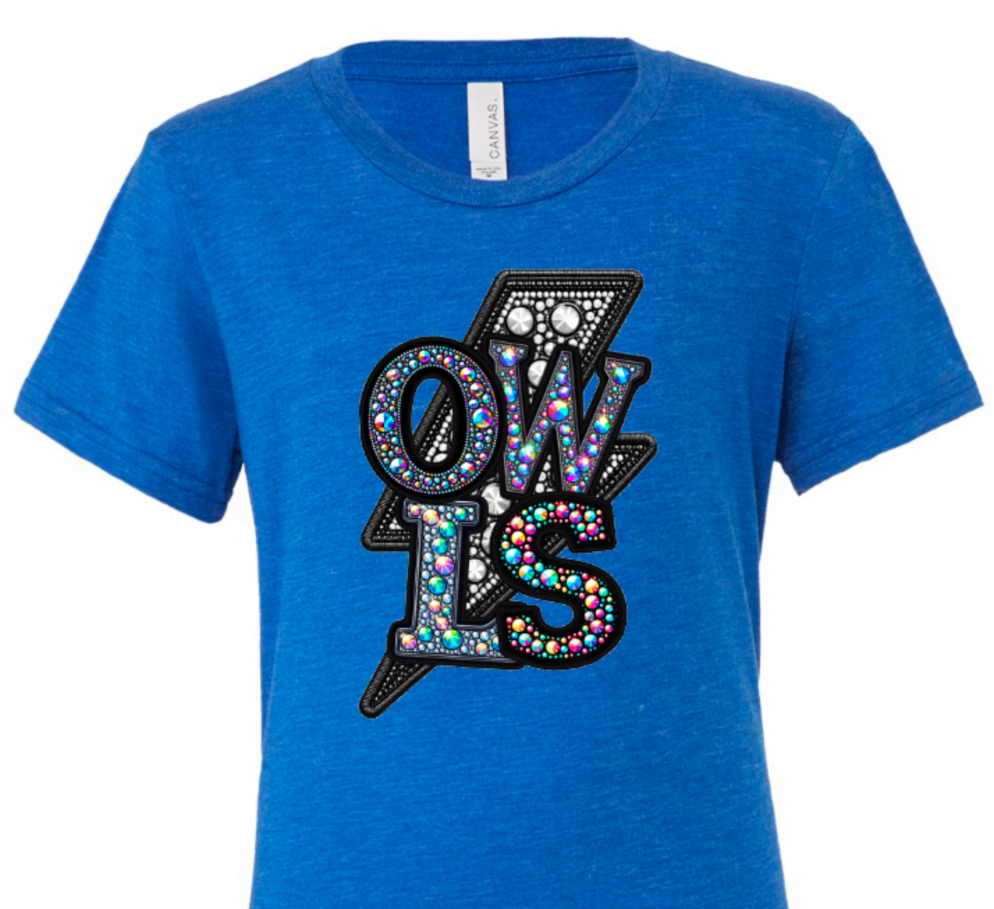 OWLS faux rhinestones