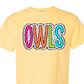 OWLS colorful dots
