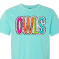 OWLS colorful dots