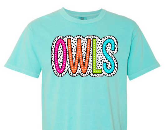 OWLS colorful dots