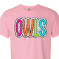 OWLS colorful dots