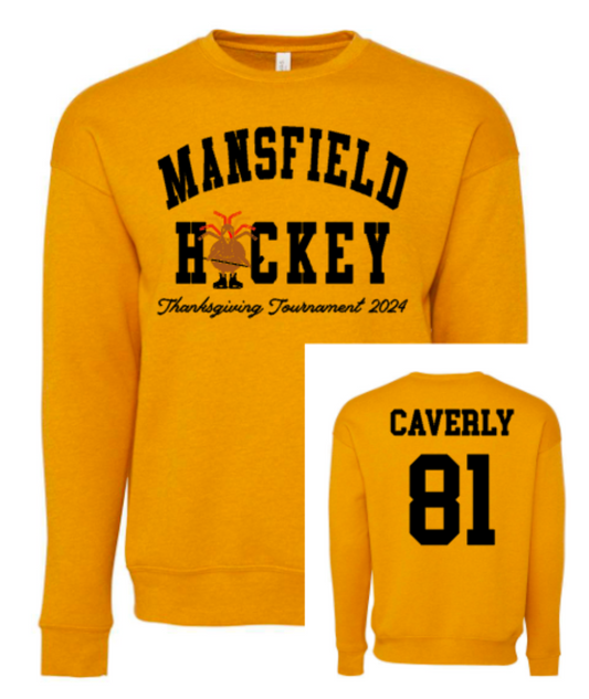 Mansfield Hockey Thanksgiving crewneck