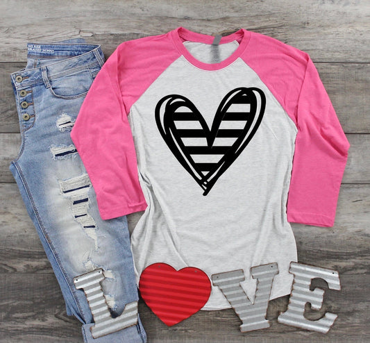 stripe heart