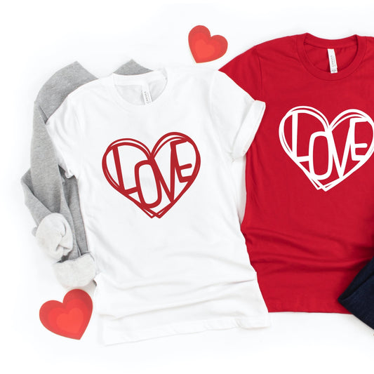 LOVE in heart
