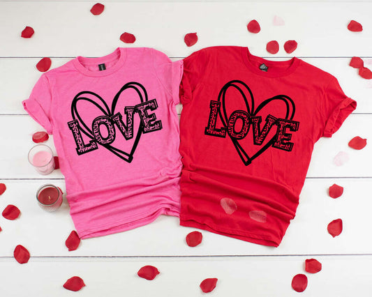 LOVE in heart