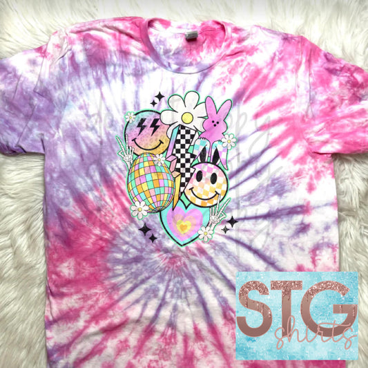 Retro Easter Spiral Dyed