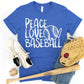Peace Love Baseball