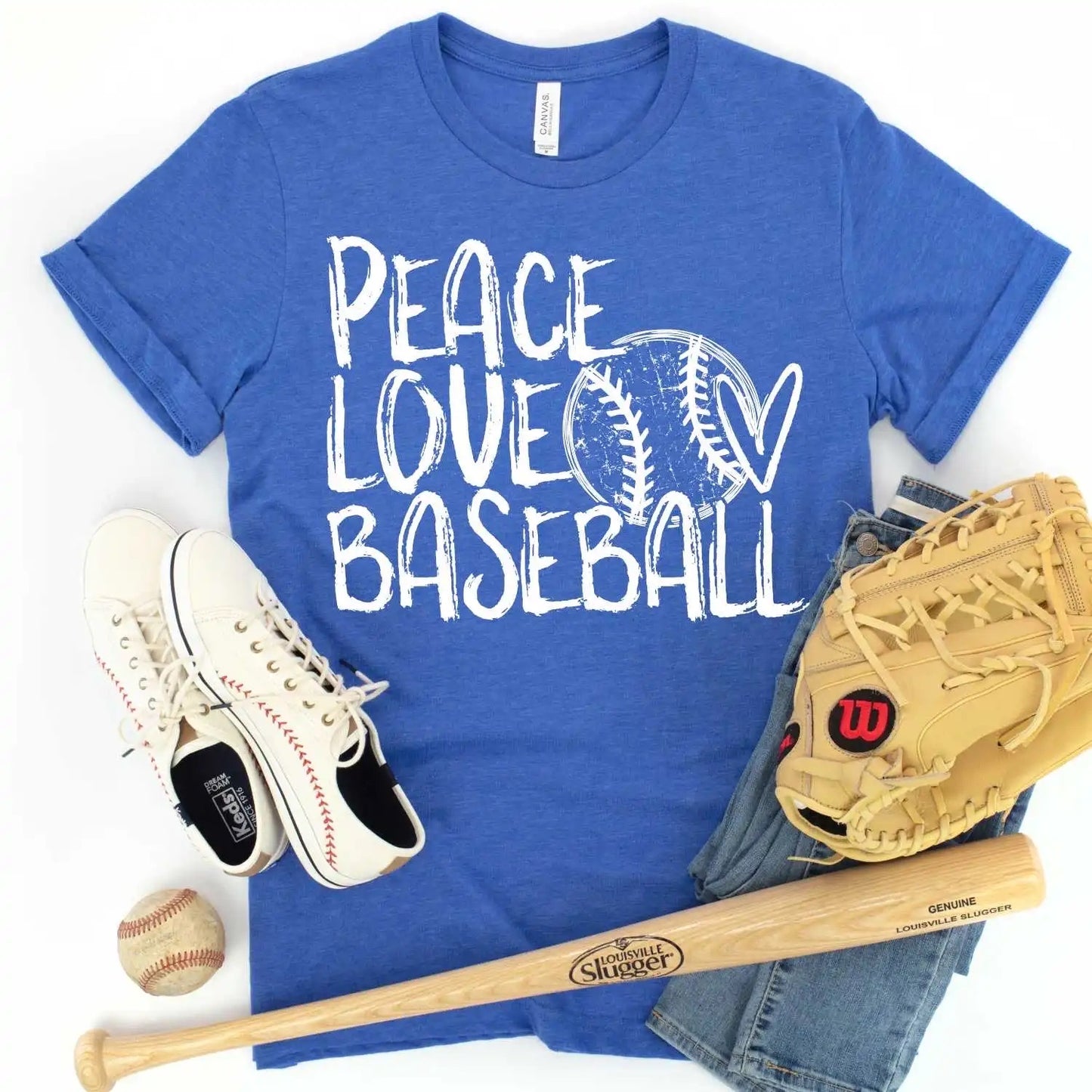 Peace Love Baseball