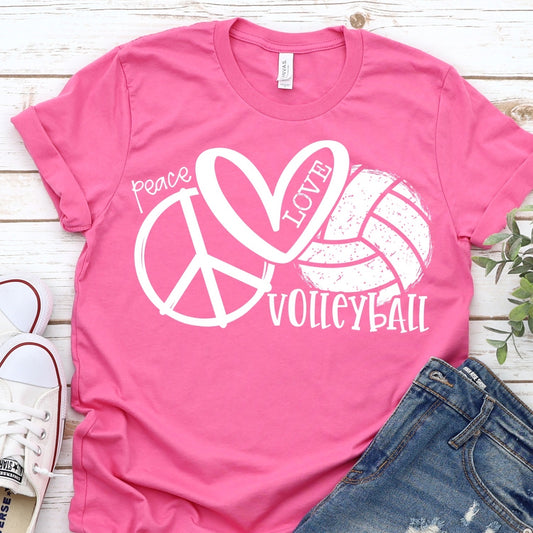 peace love volleyball