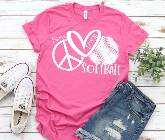 peace love softball