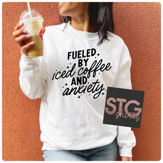 Fueled by iced coffee and anxiety.