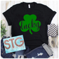 Lucky shamrock in green