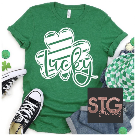 Copy of Lucky stripe shamrock YOUTH
