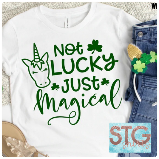 Not lucky just magical.