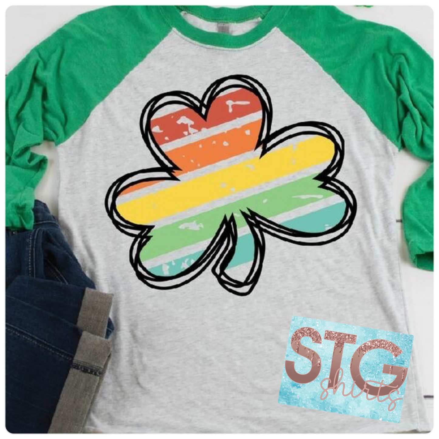 Rainbow Shamrock