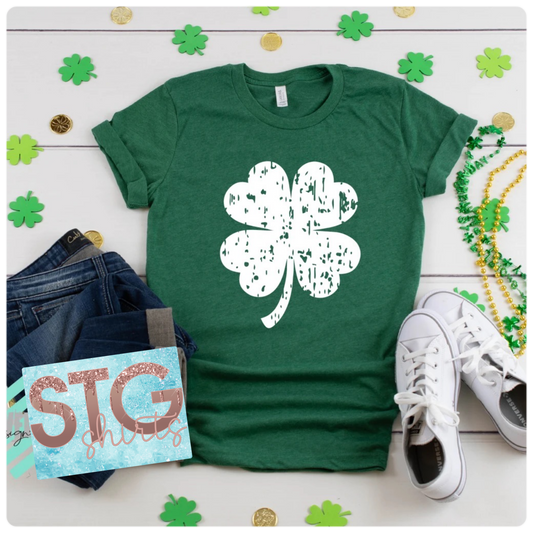 Shamrock distressed