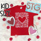 Valentine word art w/ heart