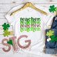 Teacher stacked St. Patrick's Day