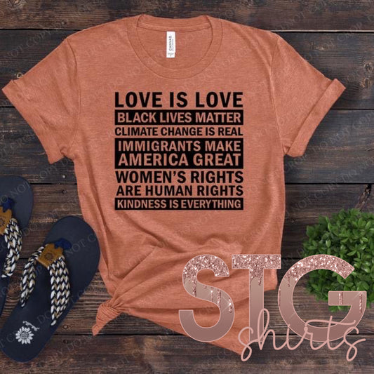 Love is Love, Kindness is Everything